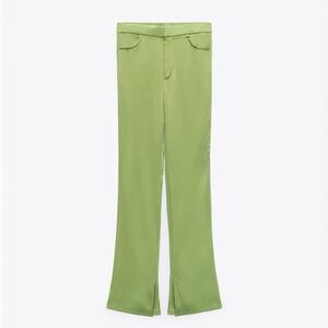 Zara flared satin pants